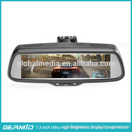 OEM Style car rear view mirror auto LCD 7.3 inch interior car mirror with 170 degree reverse camera